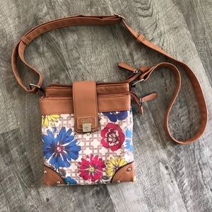 Floral Rossetti crossbody purse